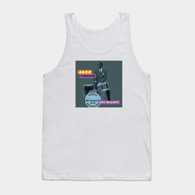 Art Blakey - Jazz Forever Tank Top by PLAYDIGITAL2020